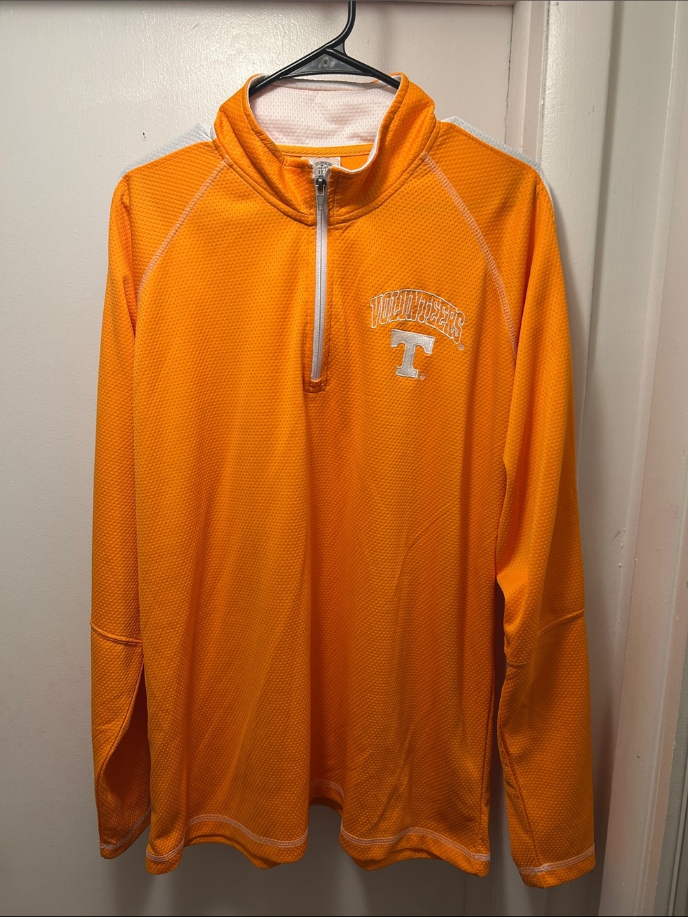 University of Tennessee Orange Pullover 1/4 Zip Sweater